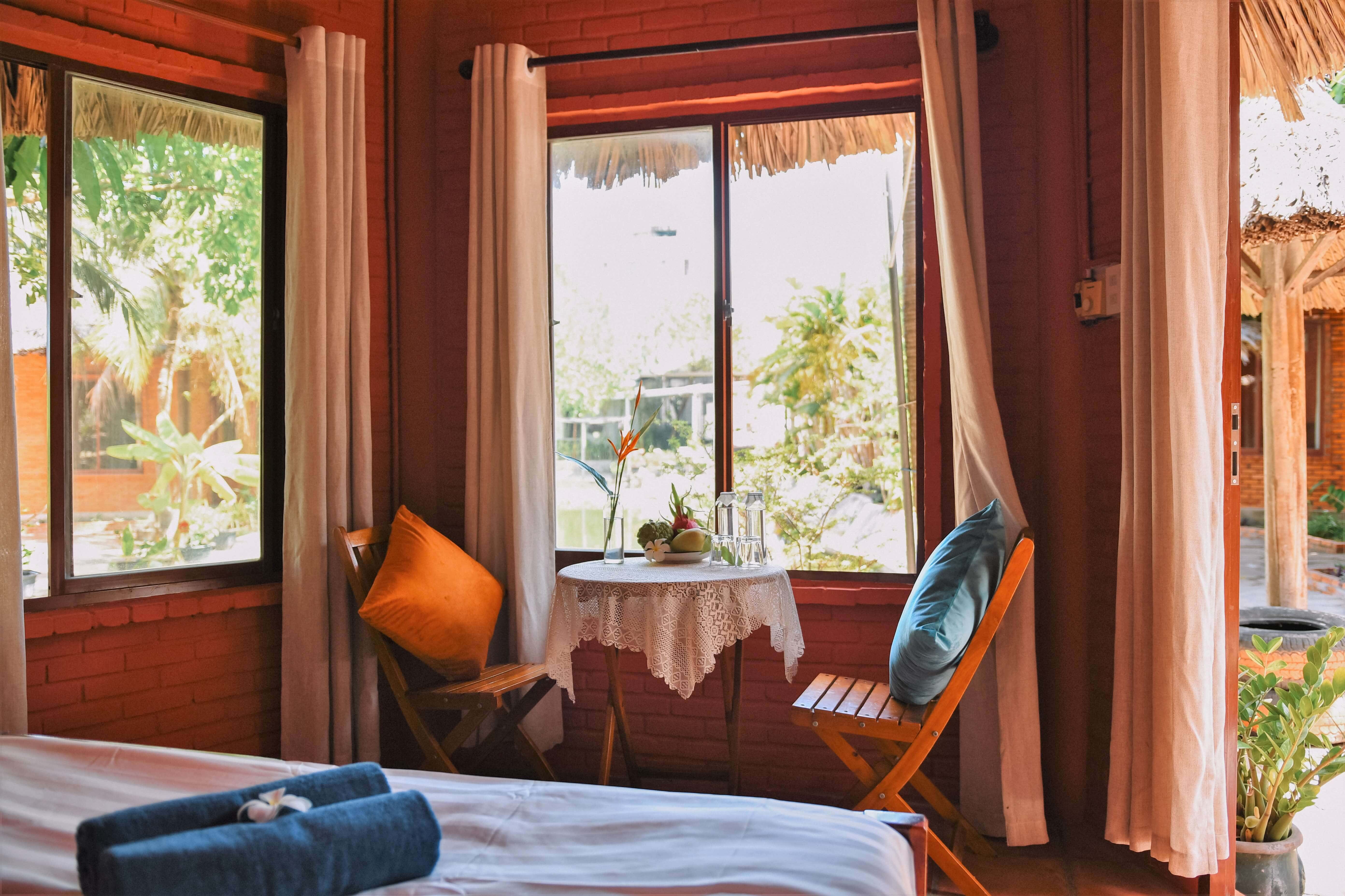 Homestay tiêu chuẩn view vườn giá rẻ tại Mũi Né